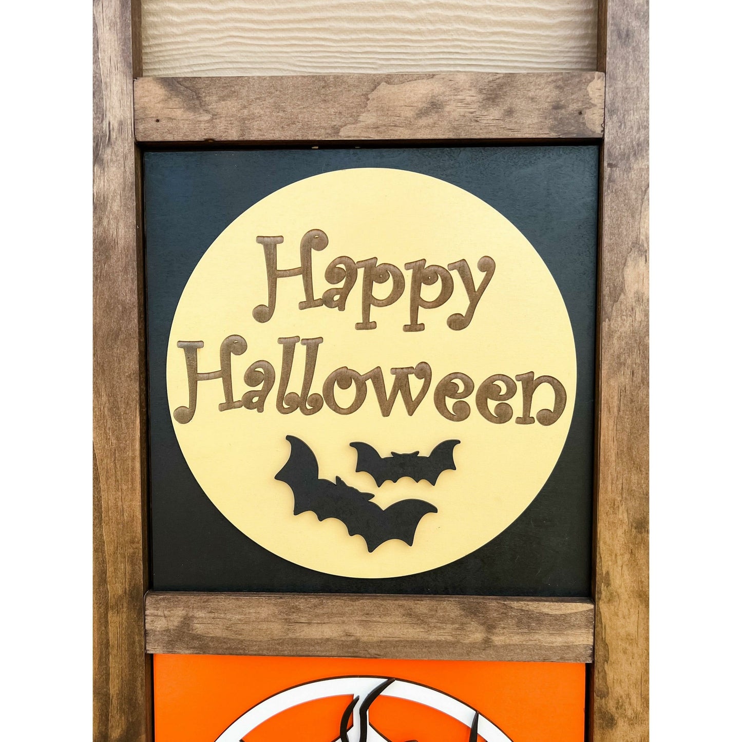 Interchangeable Porch Ladder Sign and Inserts