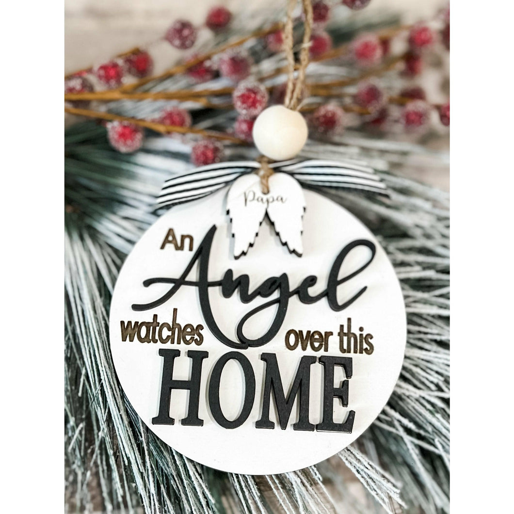Personalized Angel Wing Ornament