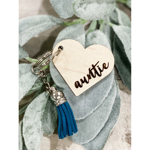 Personalized Heart Keychains