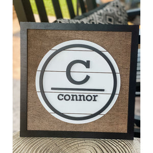 Personalized Modern Farmhouse Sign