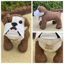 Load image into Gallery viewer, Handmade Stuffed Bulldog