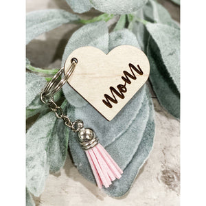 Personalized Heart Keychains