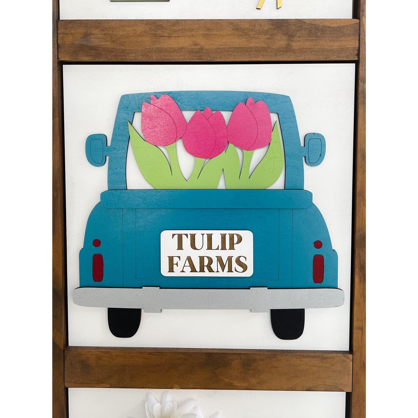 Interchangeable Porch Ladder Sign and Inserts
