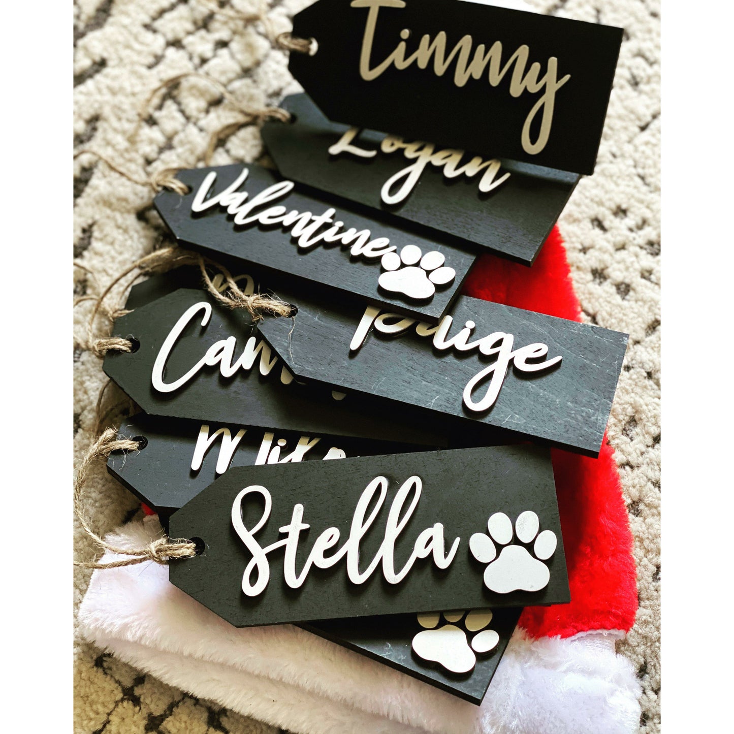 Personalized Stocking Name Tags