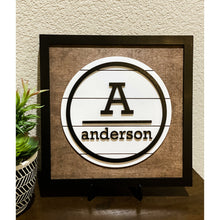 Load image into Gallery viewer, Personalized Modern Farmhouse Sign