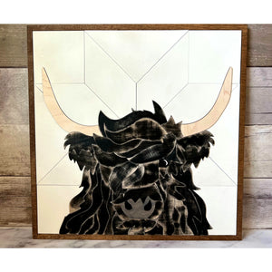 “Sir Loin” Highland Cow Wall Art
