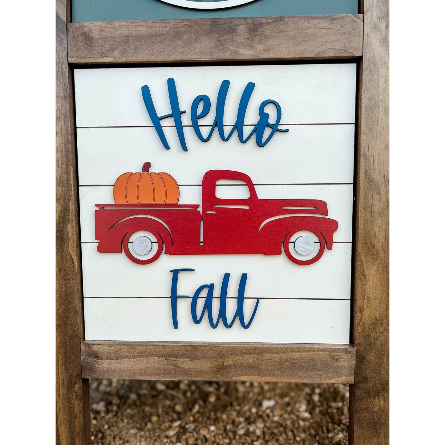 Interchangeable Porch Ladder Sign and Inserts