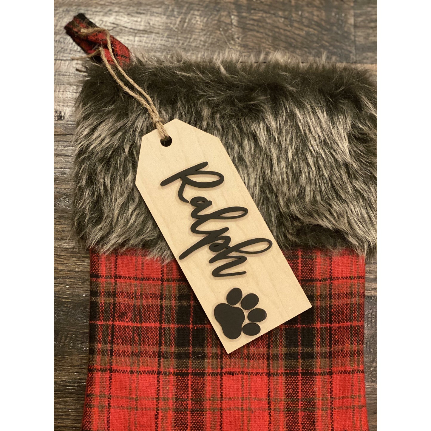 Personalized Stocking Name Tags