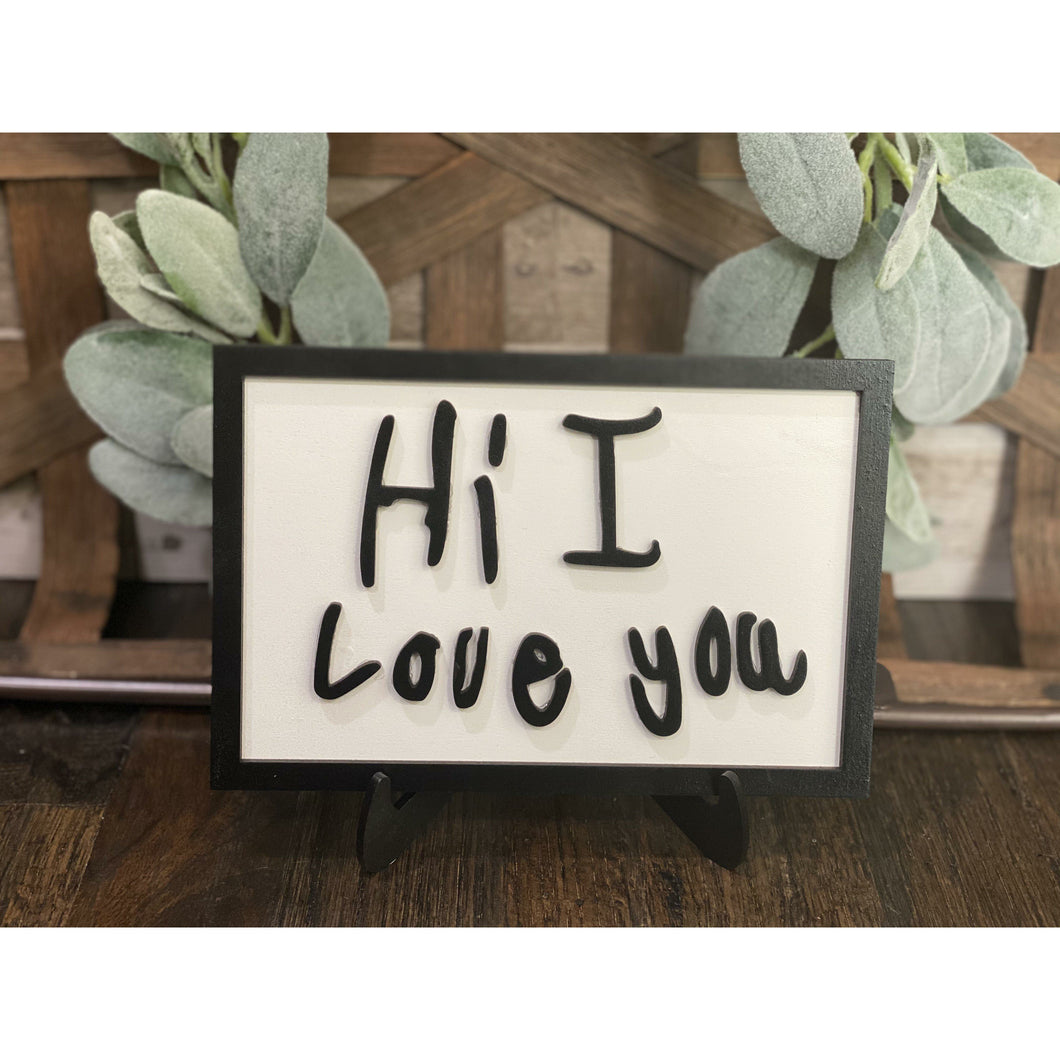 Custom 3D Handwritten Picture