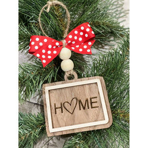 State Christmas Ornament