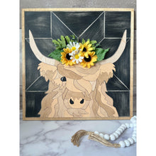 Load image into Gallery viewer, &quot;Buttercup” Highland Cow Wall Art
