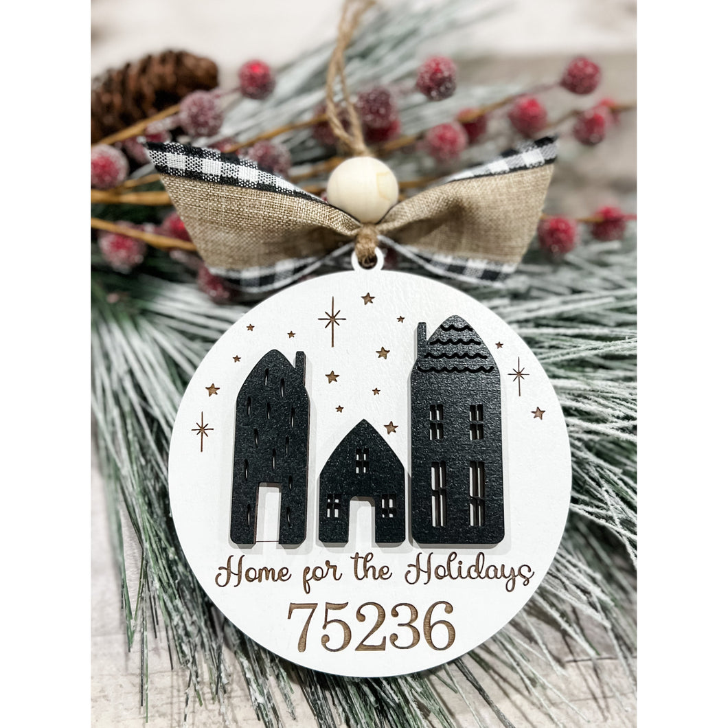 Personalized Zip Code Ornament