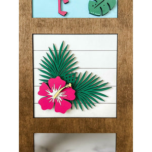 Small Interchangeable Ladder Sign and Inserts