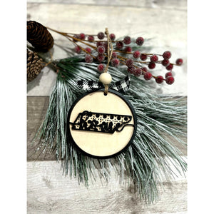 Rattan Home State Christmas Ornament