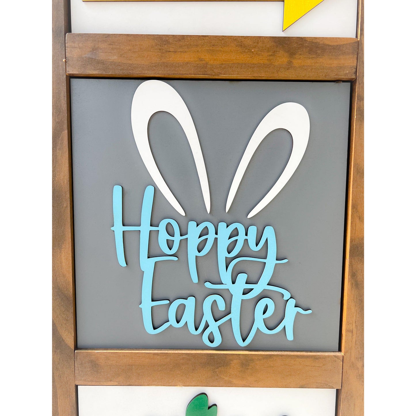 Interchangeable Porch Ladder Sign and Inserts
