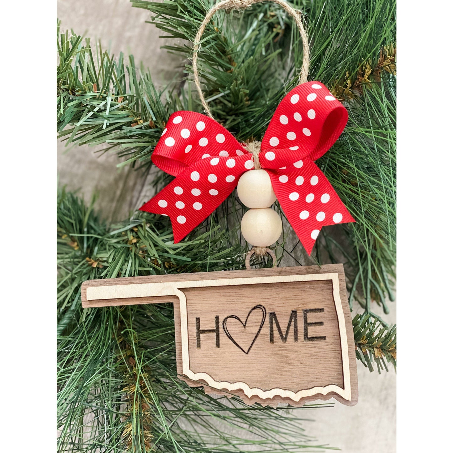 State Christmas Ornament