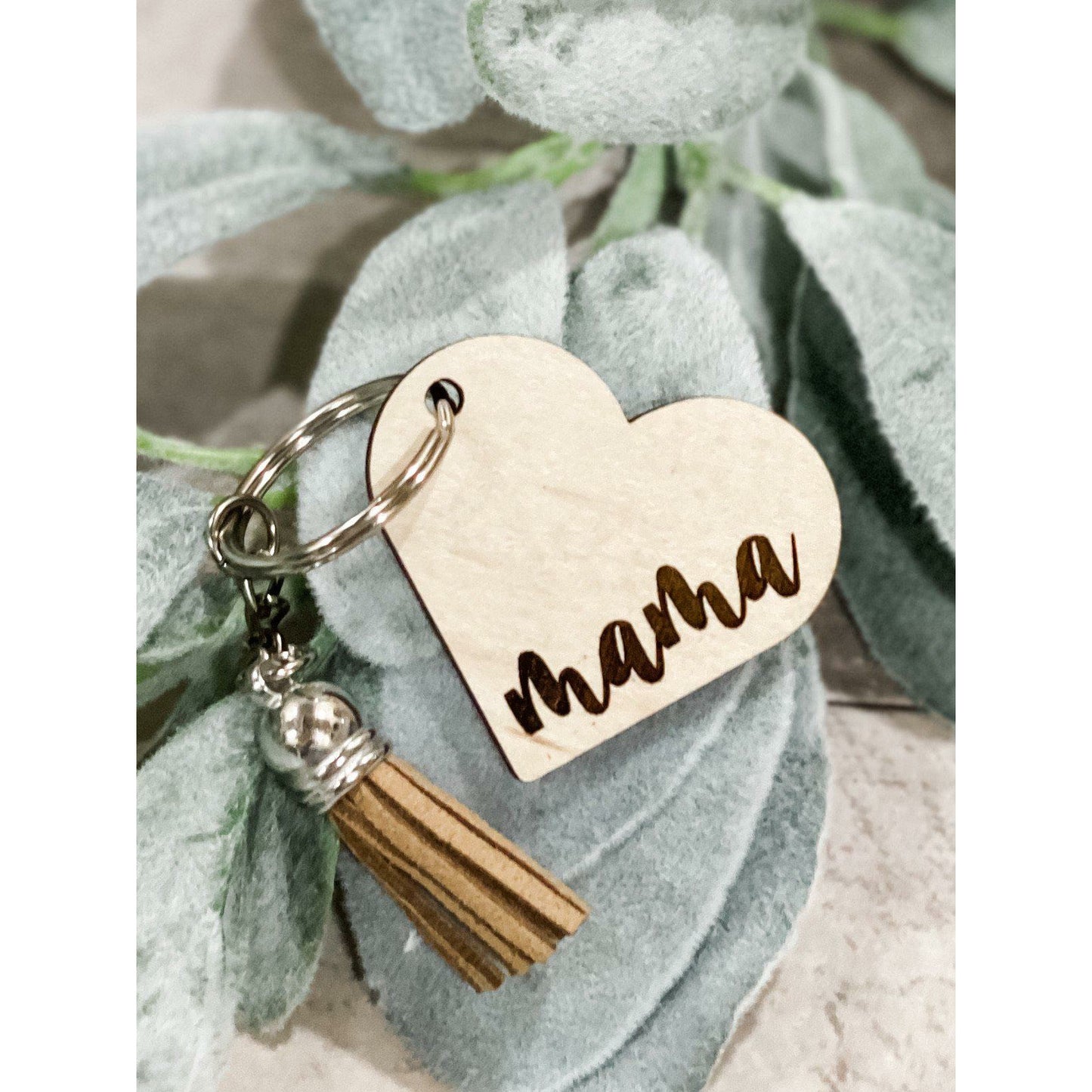Personalized Heart Keychains