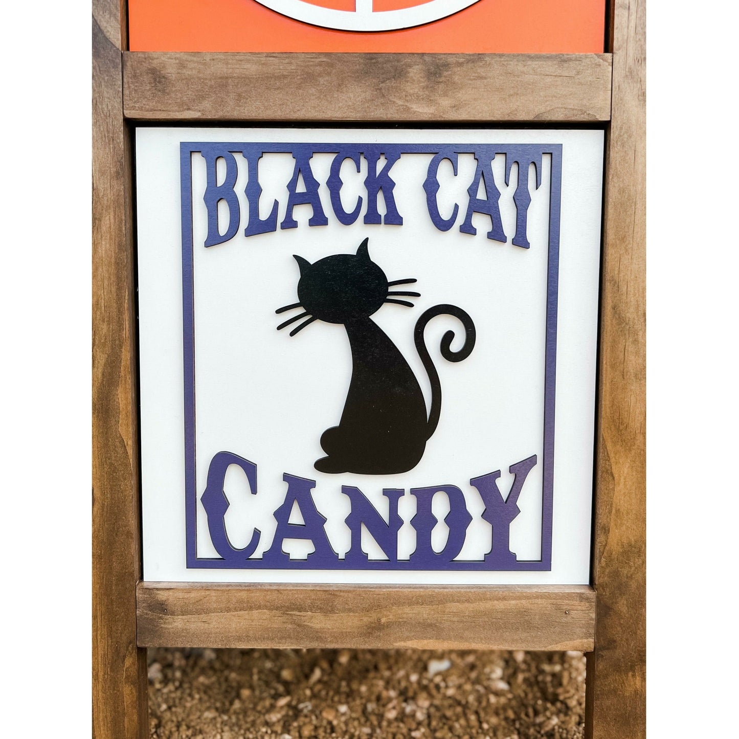Interchangeable Porch Ladder Sign and Inserts