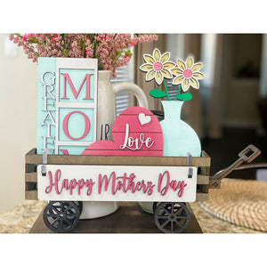 Mini Interchangeable Rustic Wagon or Shelf